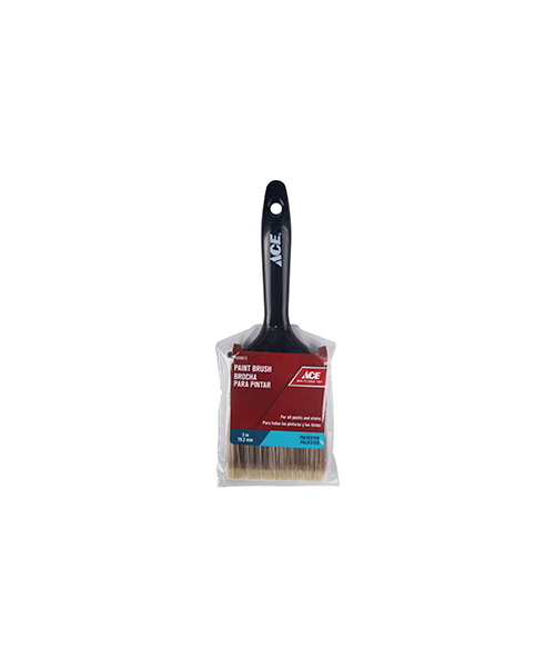 Paint Brush 3in Synthetic Plastic Handle Ace
